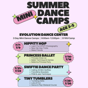 Mini Summer Dance Camps 2026