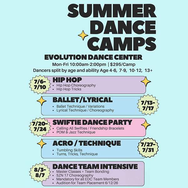 Summer Dance Camps 2026